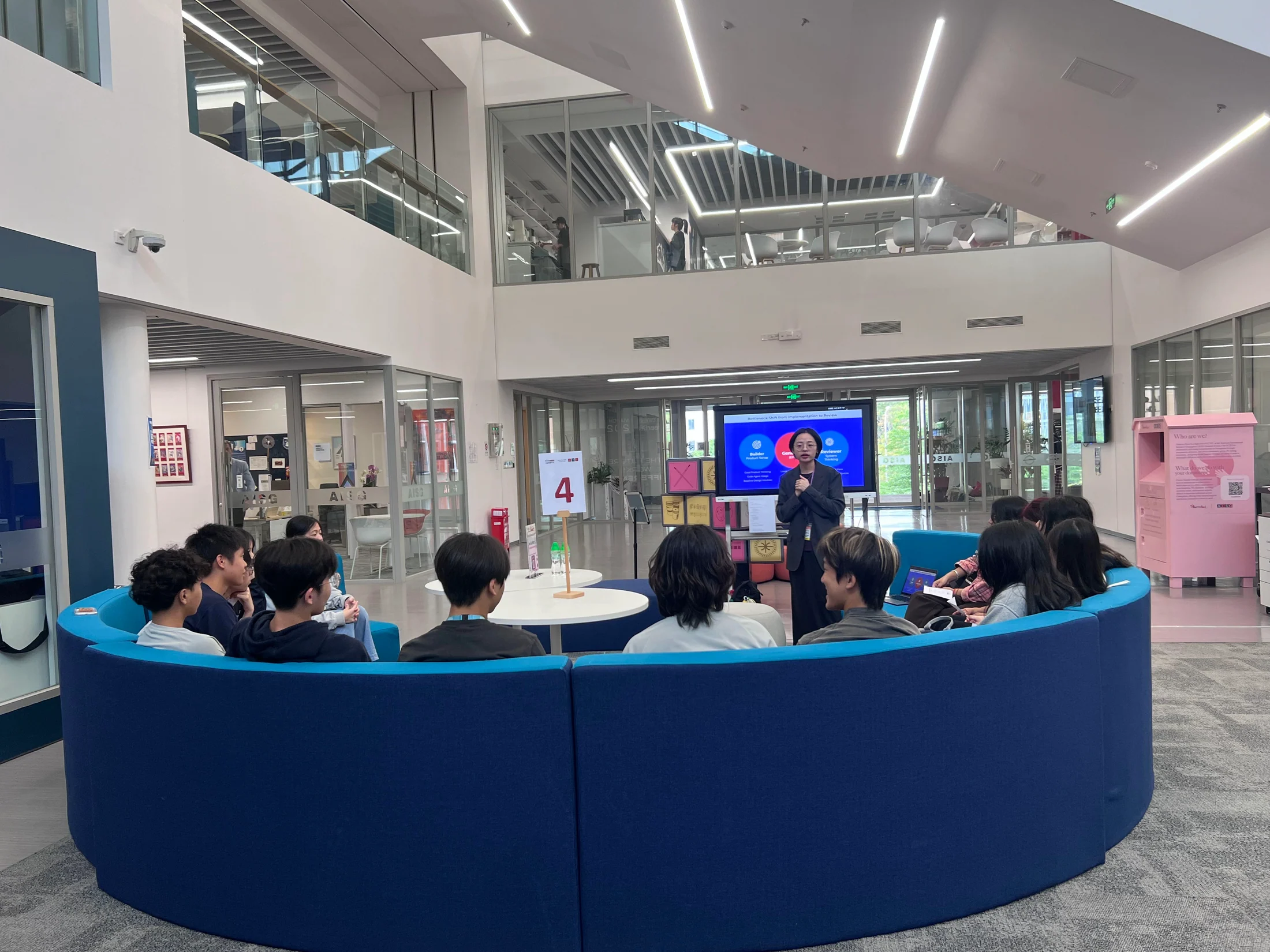 Infocare speaking at a school technology event